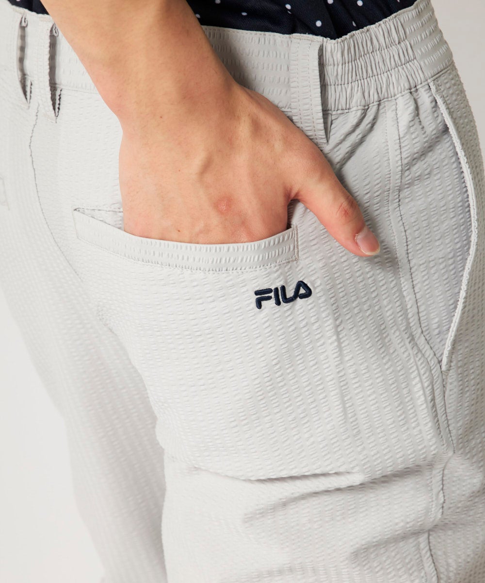 4Lサイズ】シアサッカーテーパードロングパンツ | メンズ - FILA GOLF