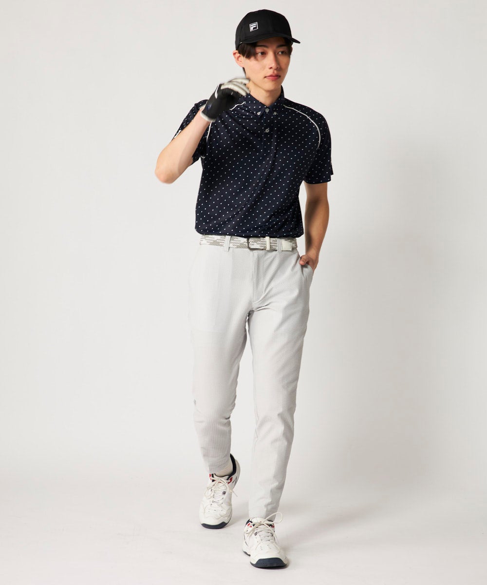 4Lサイズ】シアサッカーテーパードロングパンツ | メンズ - FILA GOLF