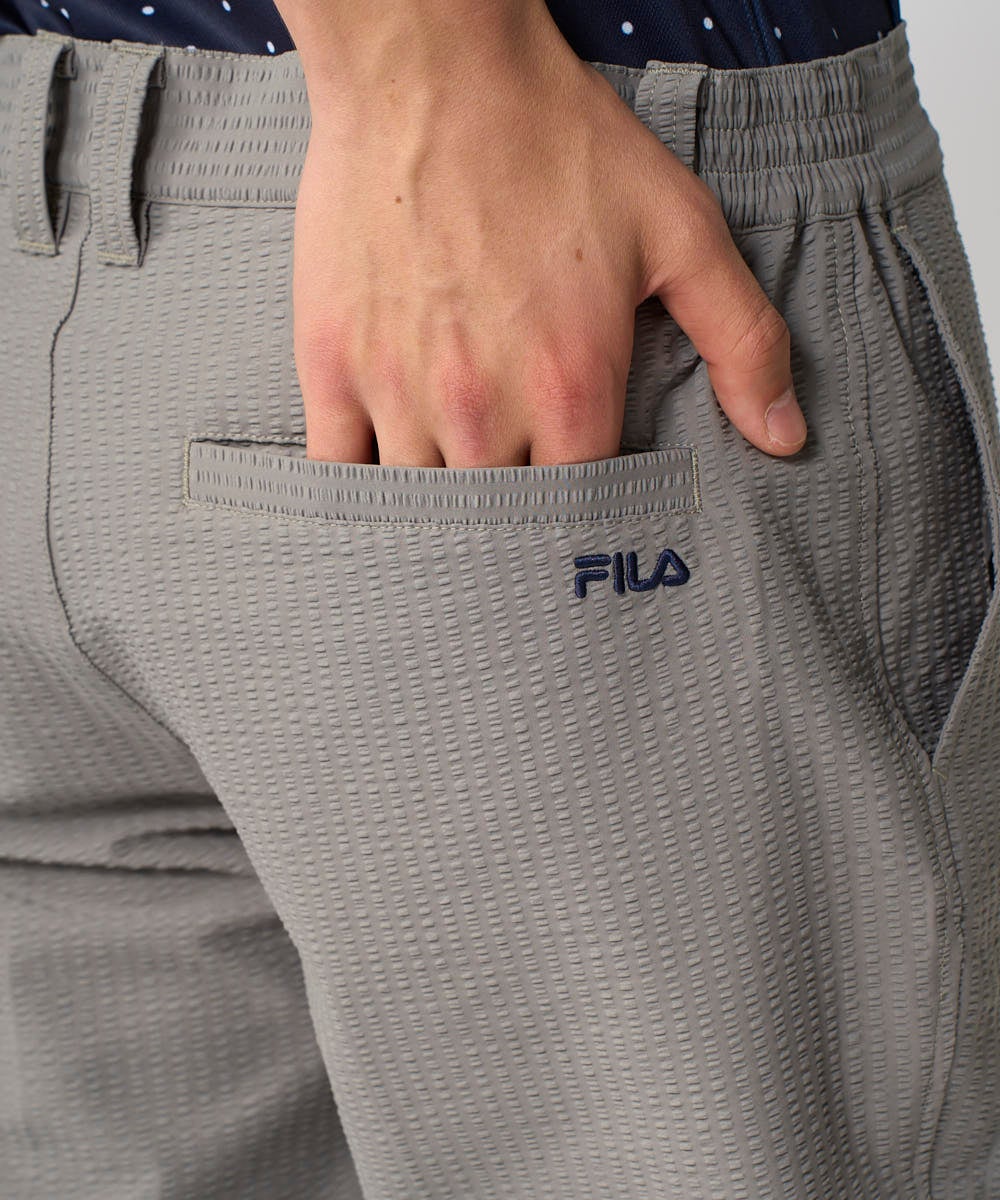 シアサッカーテーパードロングパンツ | メンズ - FILA GOLF（フィラ