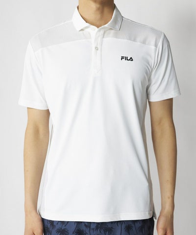 メッシュ切り替え半袖シャツ | メンズ - FILA GOLF（フィラゴルフ 