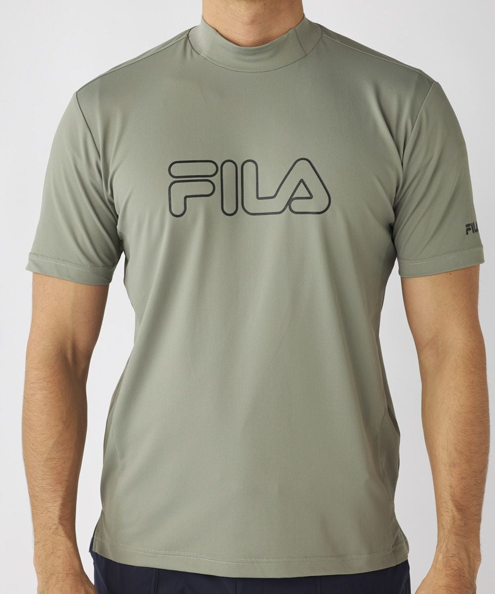 ロゴ半袖モックネックシャツ | メンズ - FILA GOLF（フィラゴルフ