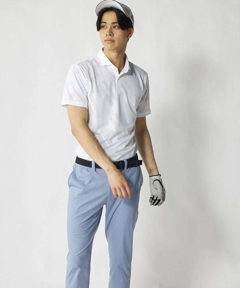 #FR2GOLF ビッグロゴプリント半袖ポロシャツ XL メッシュ加工ビックロゴ半袖ポロシャツ | メンズ - FILA GOLF（フィラ