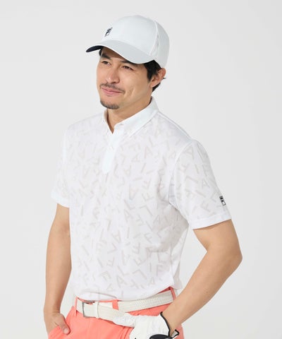 メッシュ加工ロゴ半袖ポロシャツ | メンズ - FILA GOLF（フィラゴルフ 