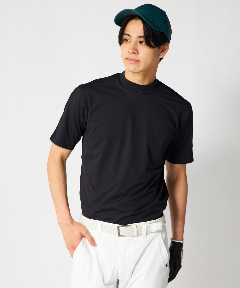 接触冷感 シンプル半袖モックネックシャツ | メンズ - FILA GOLF