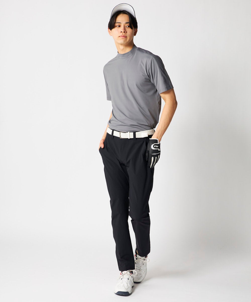 接触冷感 シンプル半袖モックネックシャツ | メンズ - FILA GOLF