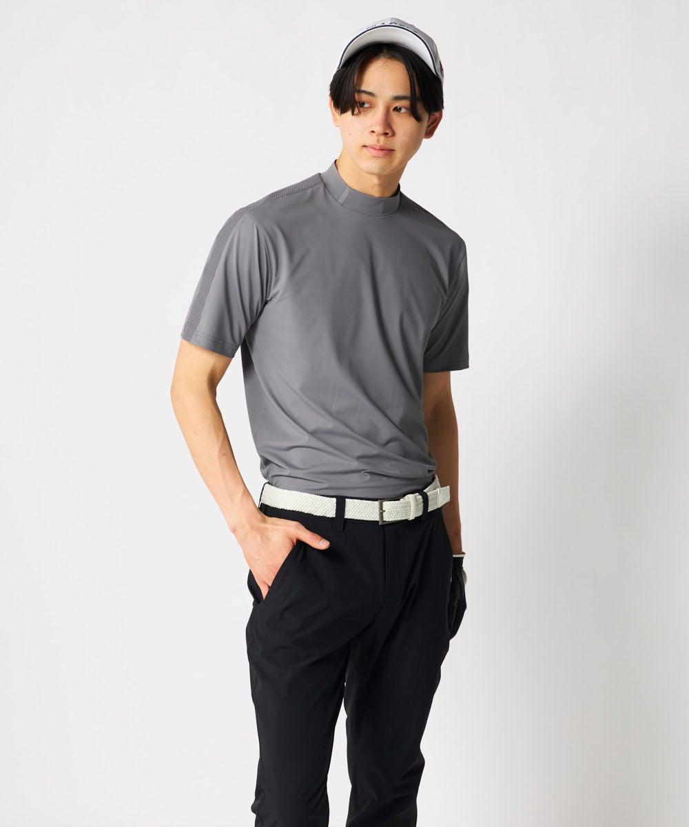 接触冷感 シンプル半袖モックネックシャツ | メンズ - FILA GOLF