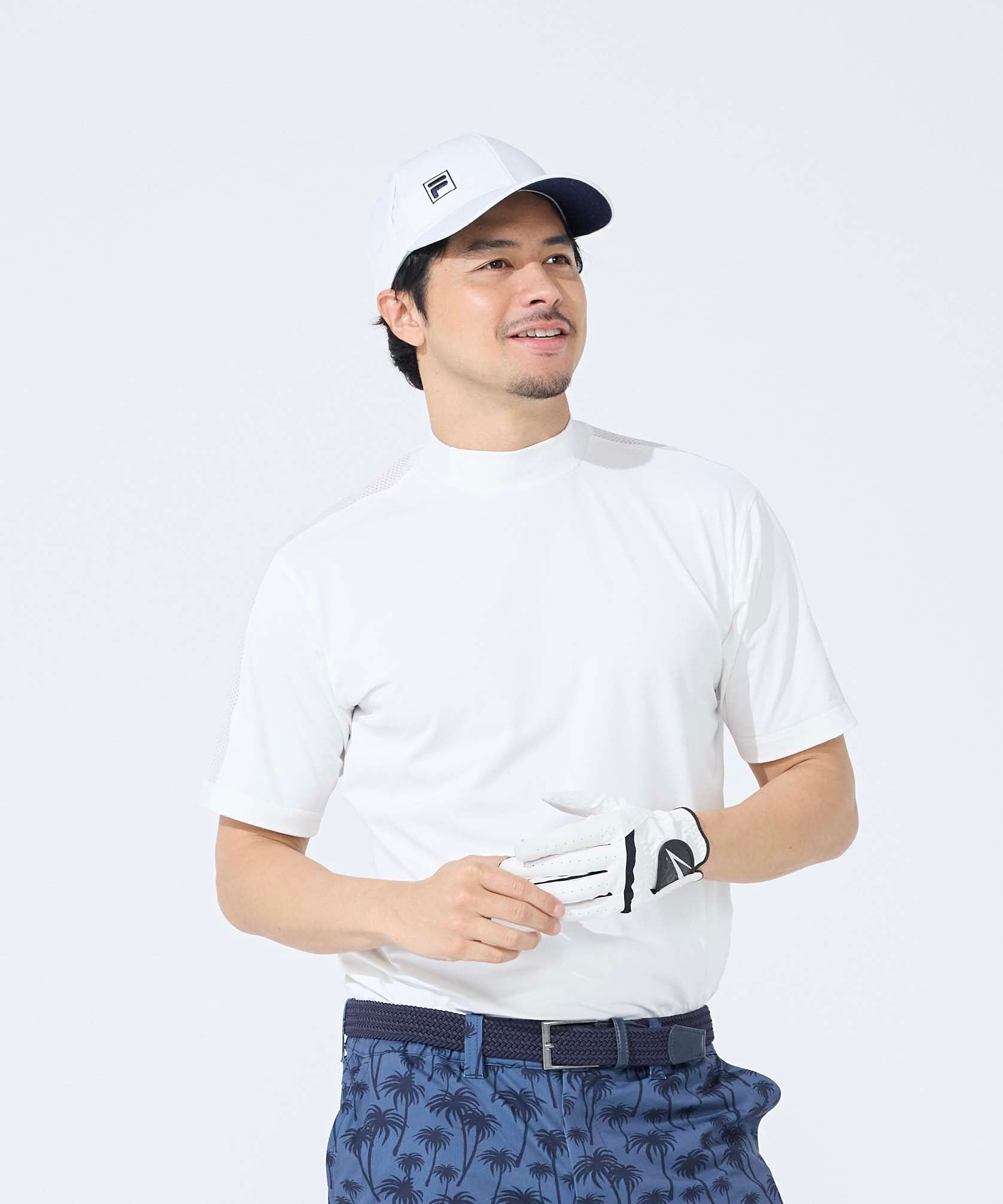 接触冷感 パームツリー柄半袖シャツ | メンズ - FILA GOLF（フィラ