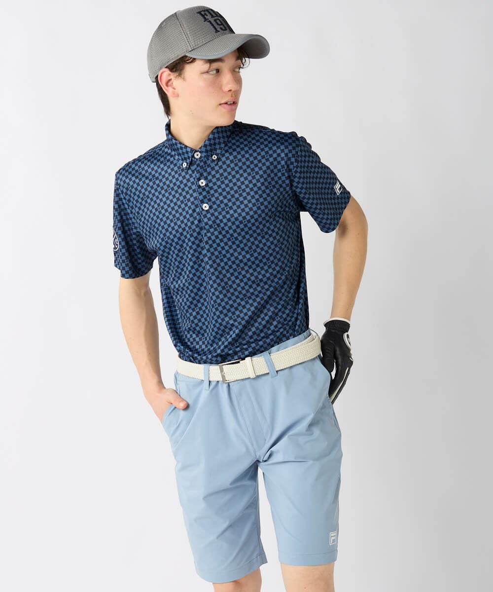 チェック柄半袖ポロシャツ | メンズ - FILA GOLF（フィラゴルフ）公式