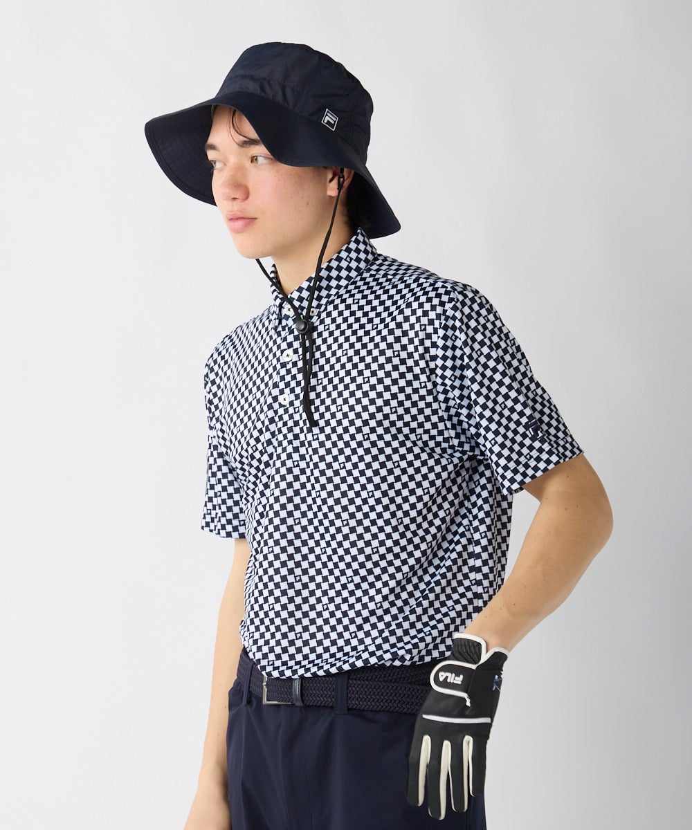 チェック柄半袖ポロシャツ | メンズ - FILA GOLF（フィラゴルフ）公式