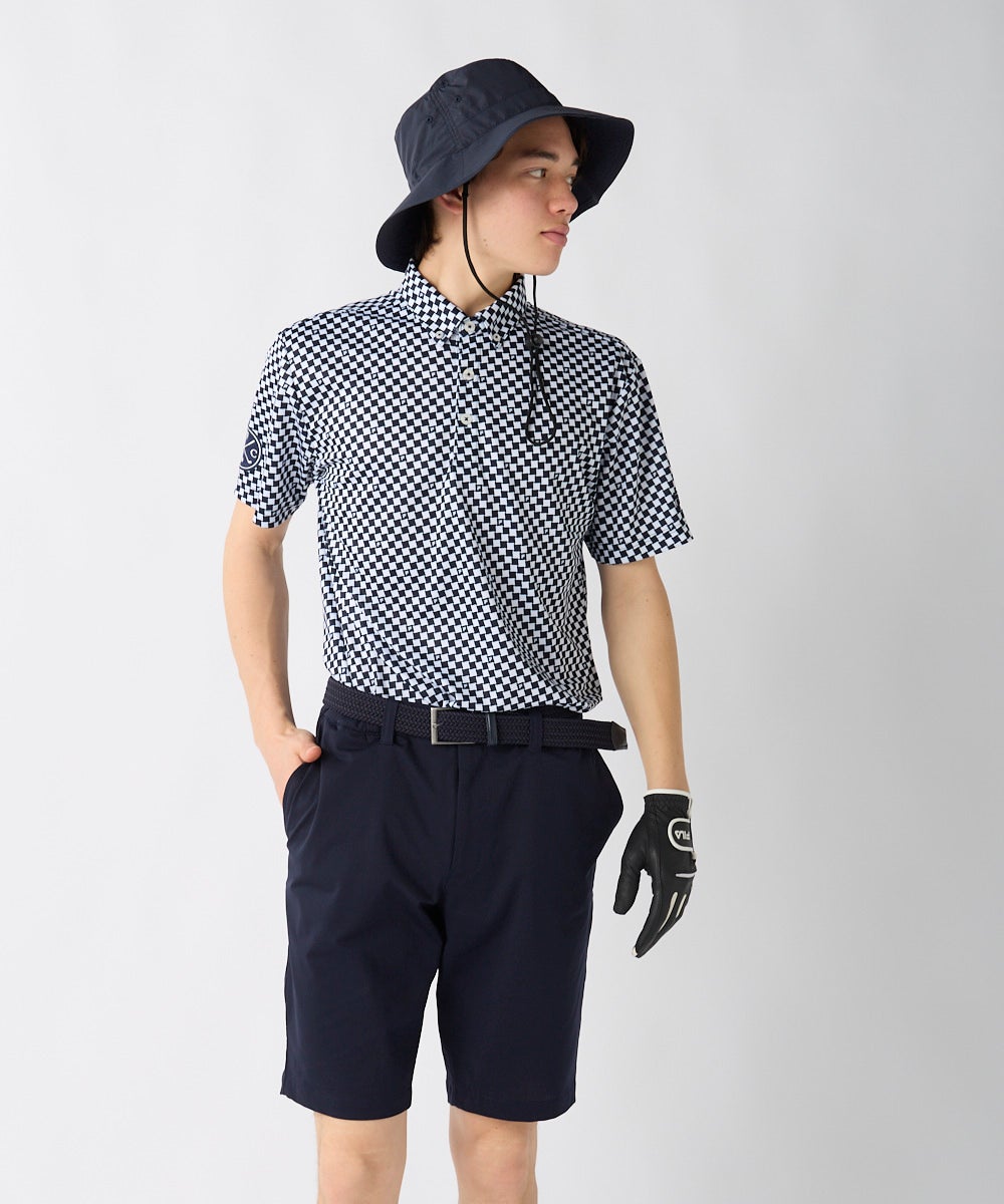 チェック柄半袖ポロシャツ | メンズ - FILA GOLF（フィラゴルフ）公式