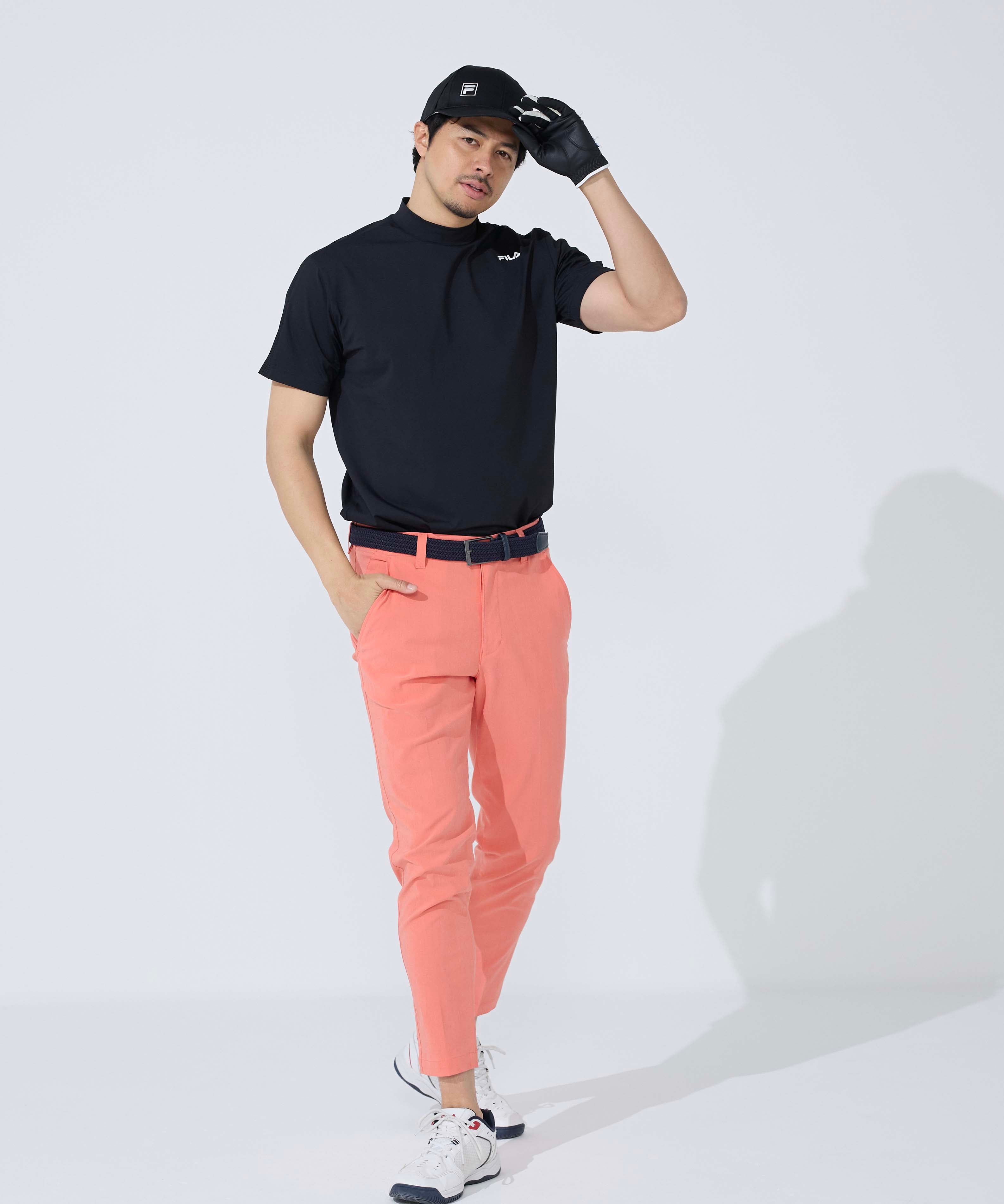 NET別注】半袖モックネックシャツ | メンズ - FILA GOLF（フィラゴルフ