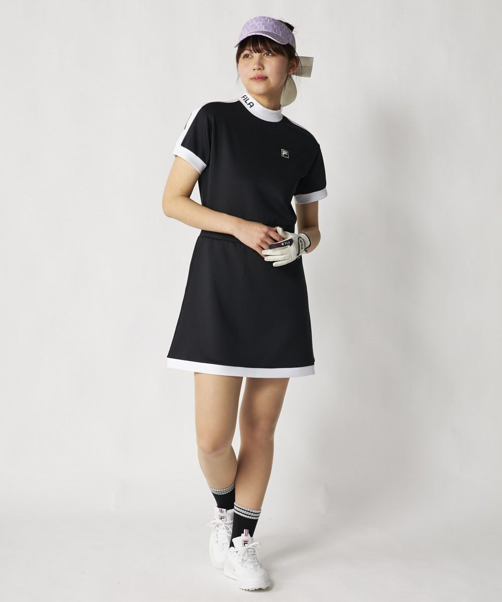 ライトダンボールニットモックネックワンピース | レディース - FILA