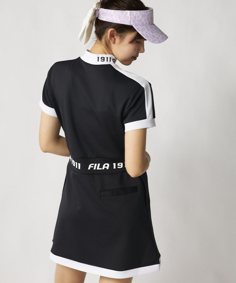 ライトダンボールニットモックネックワンピース | レディース - FILA
