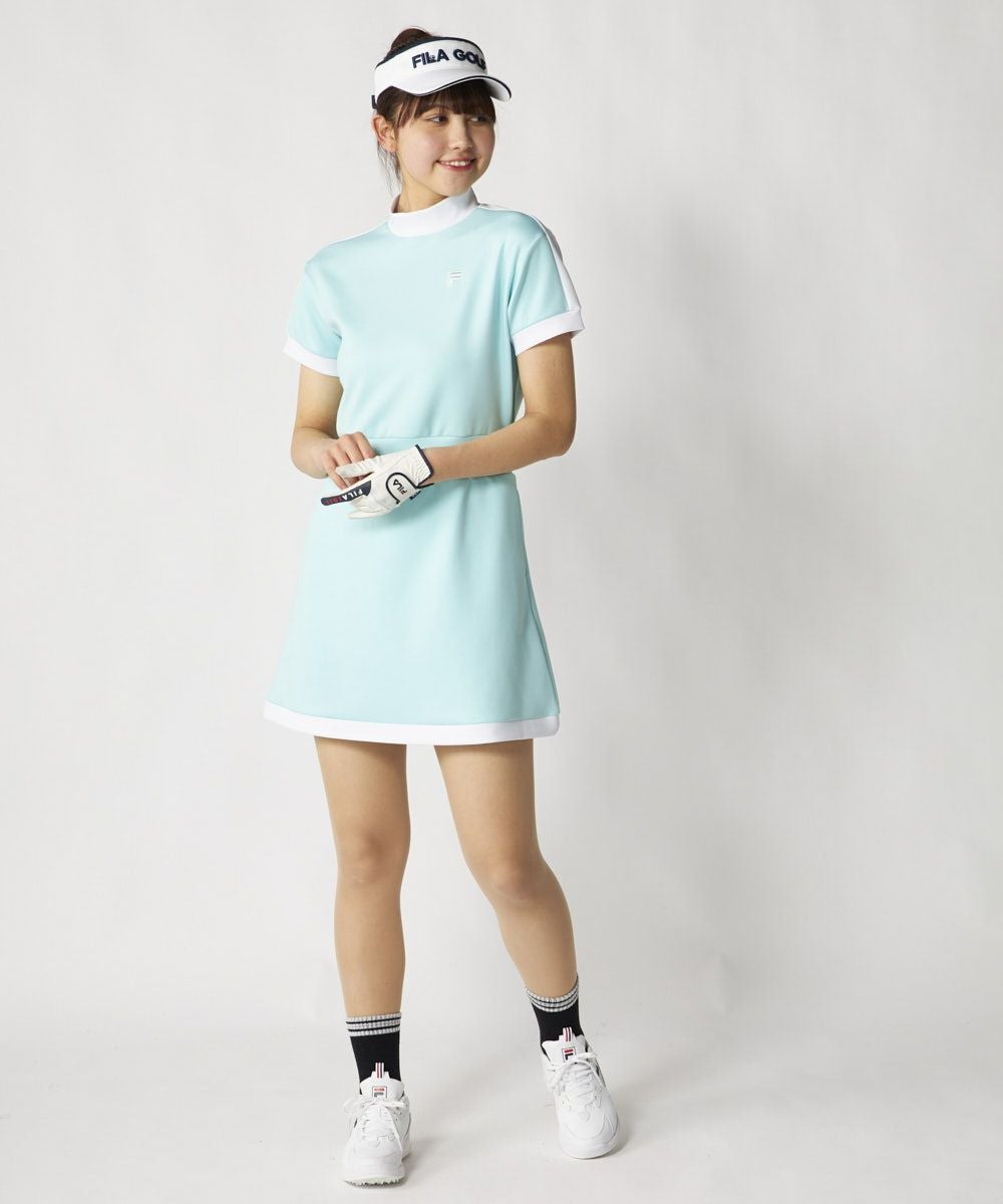 ライトダンボールニットモックネックワンピース | レディース - FILA