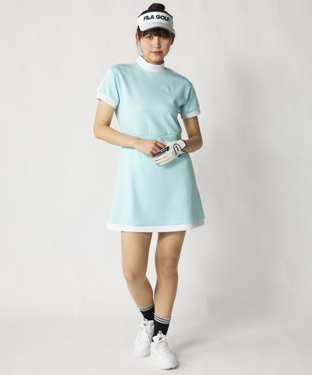 ライトダンボールニットモックネックワンピース | レディース - FILA