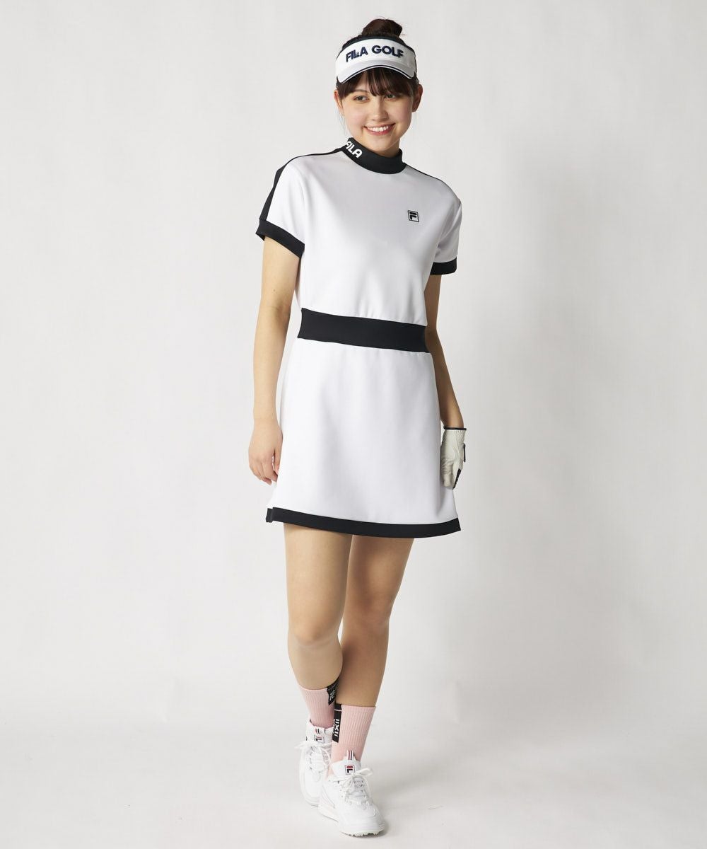 ライトダンボールニットモックネックワンピース | レディース - FILA