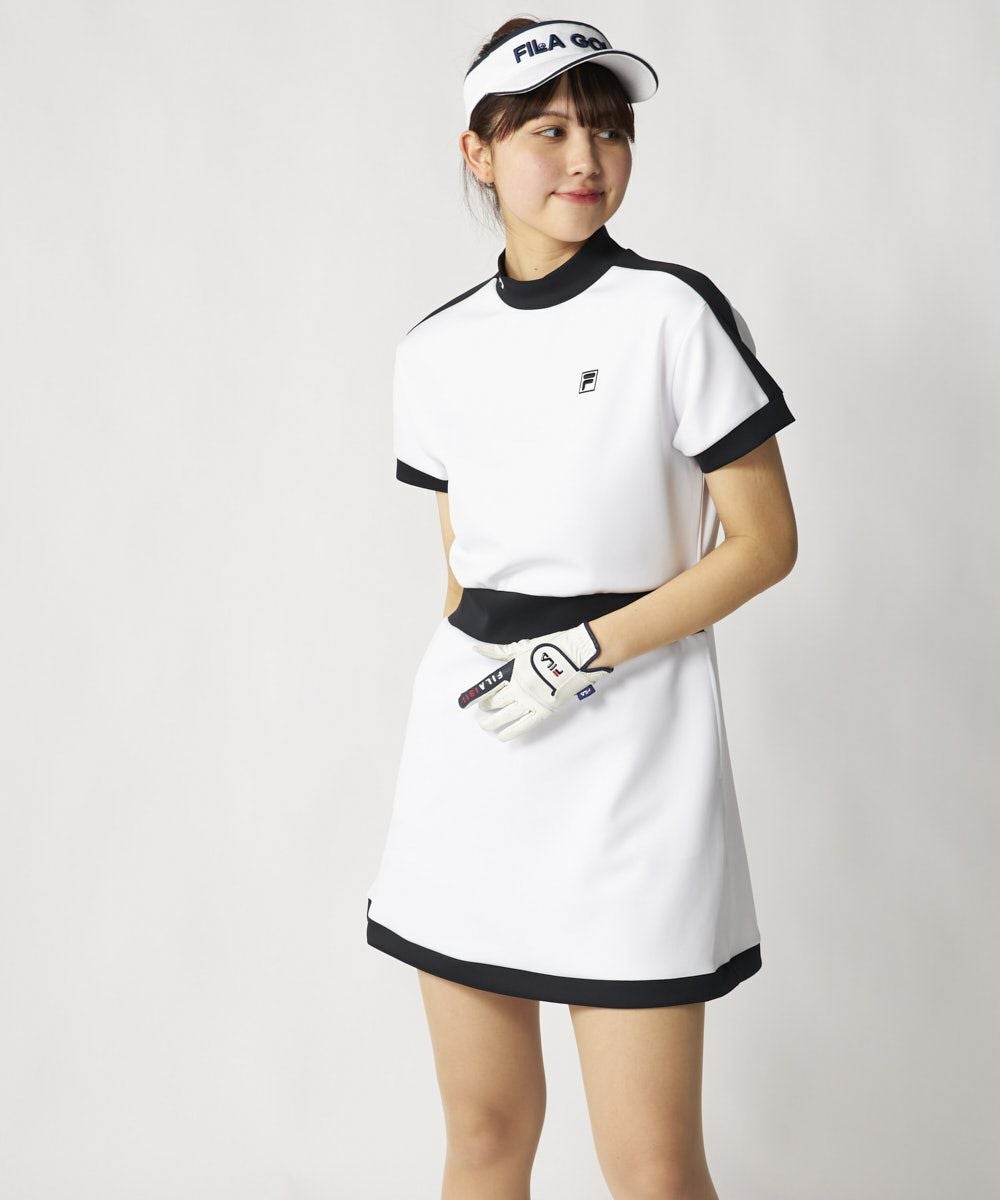 ライトダンボールニットモックネックワンピース | レディース - FILA