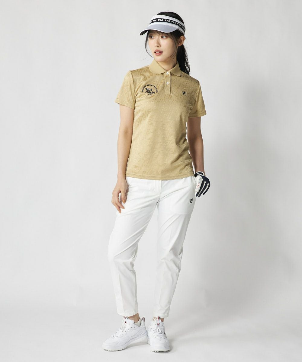 ジャガード半袖ポロシャツ | レディース - FILA GOLF（フィラゴルフ