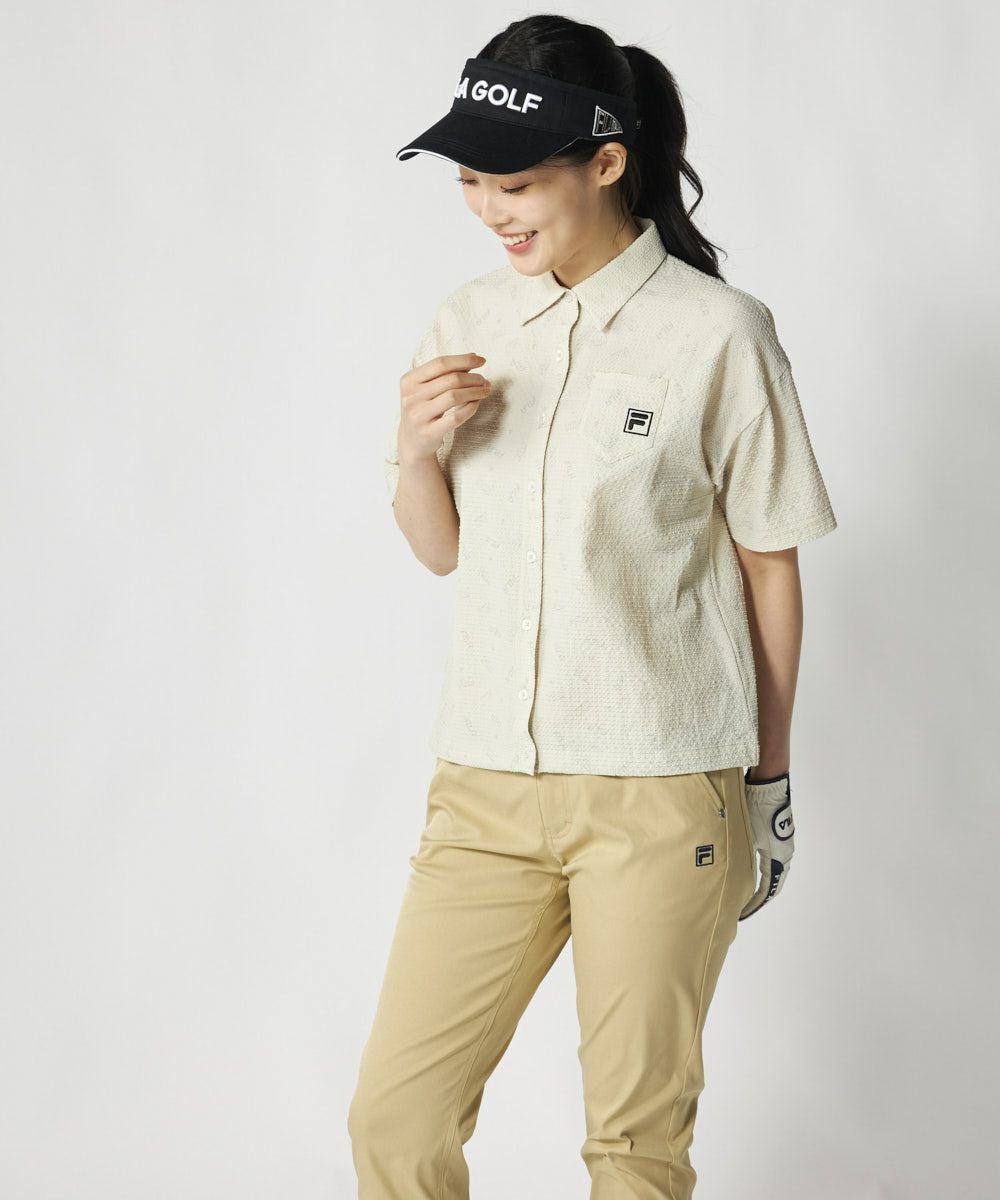 シアサッカー半袖シャツ | セットアップ可 | レディース - FILA GOLF