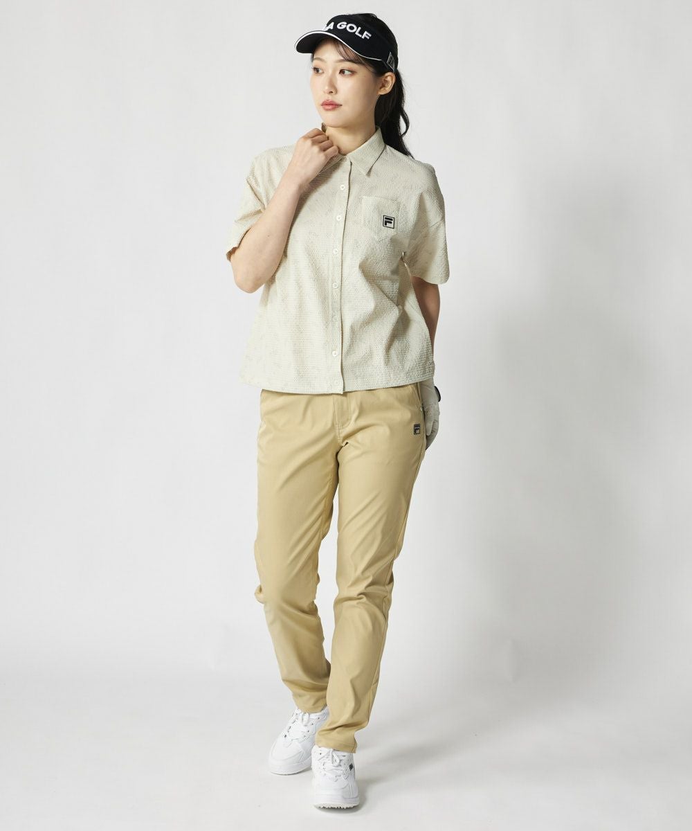シアサッカー半袖シャツ | セットアップ可 | レディース - FILA GOLF