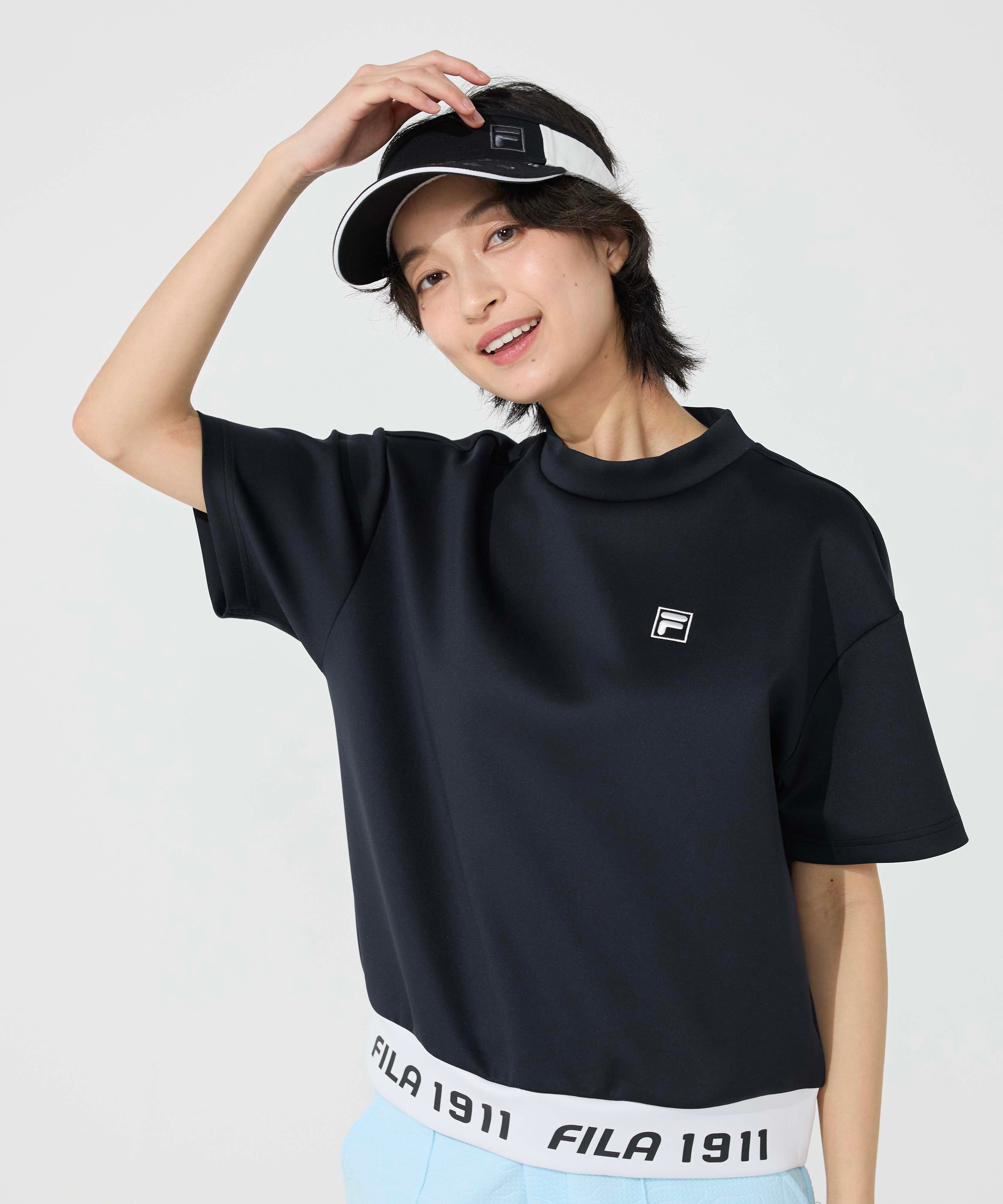 ロゴ柄サンバイザー | レディース - FILA GOLF（フィラゴルフ）公式