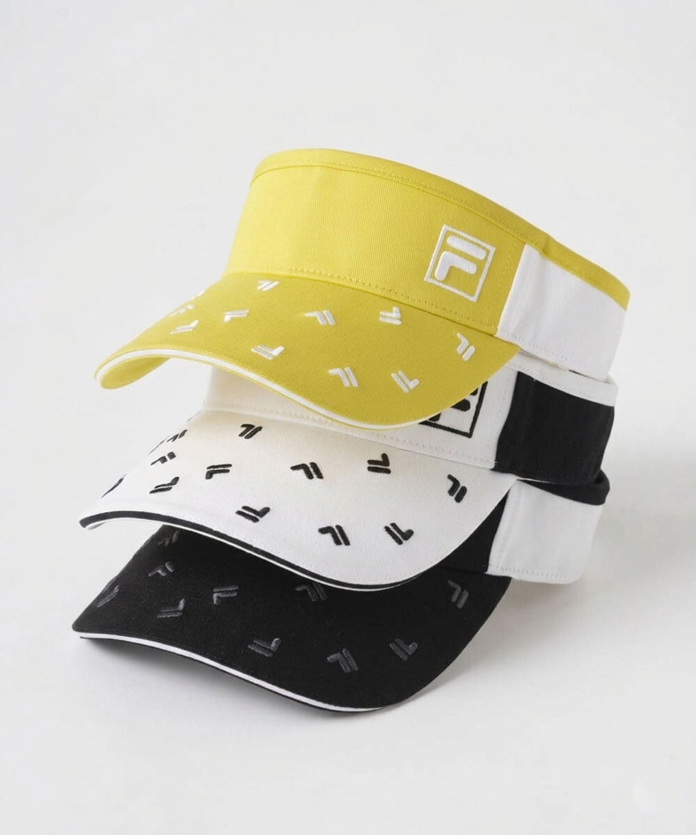 ロゴ柄サンバイザー | レディース - FILA GOLF（フィラゴルフ）公式