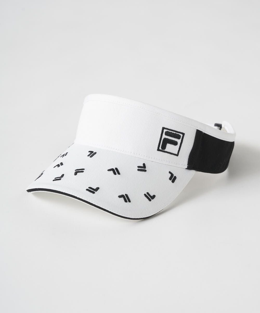 ロゴ柄サンバイザー | レディース - FILA GOLF（フィラゴルフ）公式